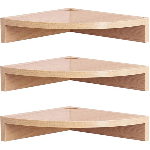 Eckregal set holz - eckregal,