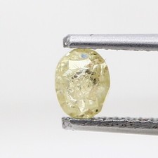 Ovale Form Gelb Farbe 0.46ctw