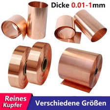 Kupferband Platten 99.9%