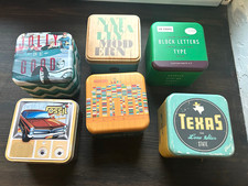 Fossil Blechdosen 6 Stück