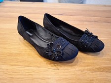 Ballerina Damen, schwarz, mit