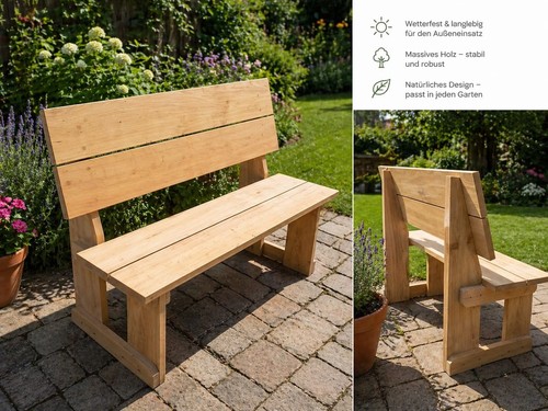 Parkbank gartenbank aus - gartenbank,