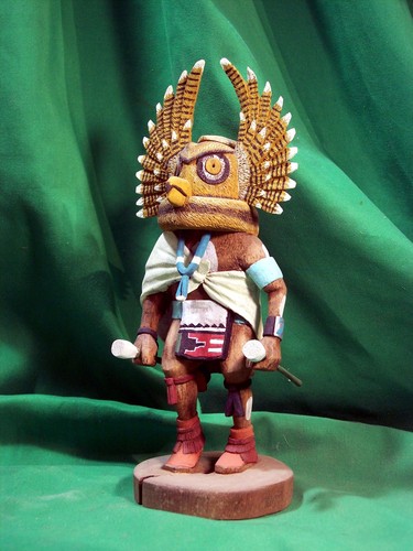 Hopi kachina puppe mongwa - puppe,