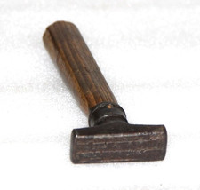 Antiker Holz-Messing