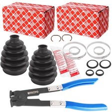 2x FEBI ACHSMANSCHETTE