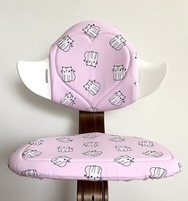 Sitzpolster  Sitzkissen für Nomi Hochstuhl von Evomove, Handarbeit, beidseitig 