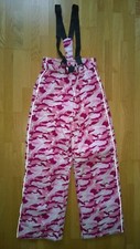 NEU Echt Scout Schneehose rosa camouflage Gr. 164 Skihose