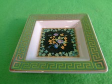 Tisch Schale 8 cm quatr. Gold Ivy  Versace von Rosenthal