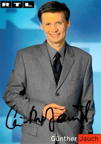 Autogrammkarte günther jauch - günther,