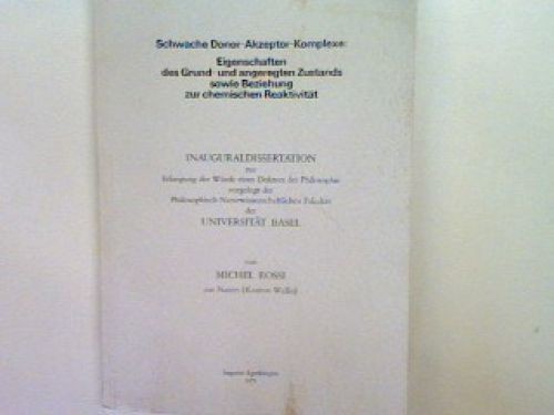 Schwache donor akzeptor - donor,