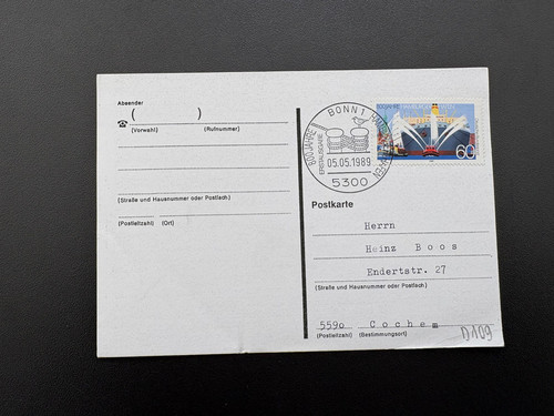 Brd fdc ersttagskarte 800 - fdc,