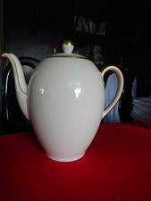 Kaffeekanne Fürstenberg Elfenbein 0456 Goldrand 1,8 Liter 50er