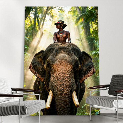 Nackte afrikanerin reitet - nackte,