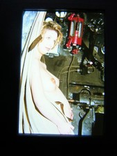 D22/21 Altes Akt Dia 35mm /