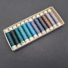 12 Rollen Gütermann Hela R753 Knopflochseide 100% Seide in Bunter Mischung 7