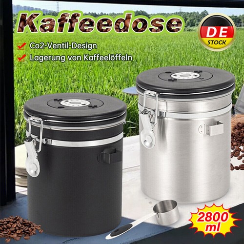 Kaffeedose luftdicht edelstahl - kaffeedose,