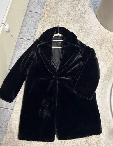 Bershka damen mantel kunstpelz - bershka,