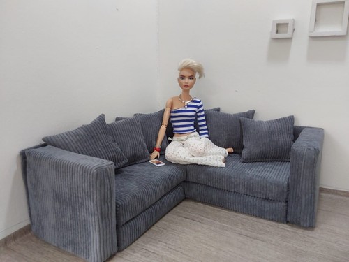 Barbie puppengröße ecksofa - barbie,