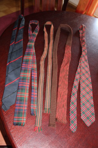 Vintage krawatten set - vintage,