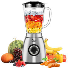 Standmixer Glas Edelstahl 1800W Ice Crusher Smoothie Maker Universal Mixer