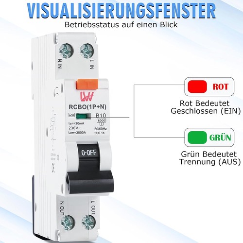 Typ schalter rcbo - typ,