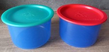 TUPPERWARE ♔ Bingo ♔ 2 x Vorratsdose ♔ Kaffee Tee Kekse ♔ blau ♔ 650 ml