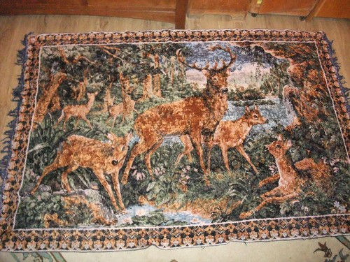 Großer antiker wandbehang mit - wandbehang,