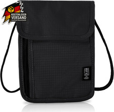 Brustbeutel RFID Schutz Anti-Diebstahl Wasserdicht Reisegeldbeutel Pass Tasche K