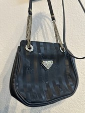 Tasche Vintage MM MCM Maison Mollerus Pegasus Schwarz Gut Erhalten