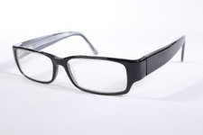 Brink Brille Chicago Herren Schwarz Vollrand Kunststoff Eyewear Brille Brillengestell 54mm