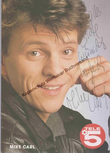 Original autogramm mike carl - mike,
