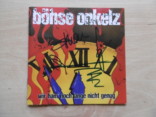 Böhse onkelz autogramme - onkelz,