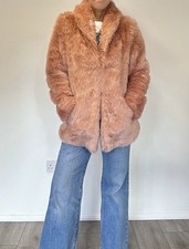 ASOS Kunstfell Mantel UK 8