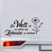 Wohnmobil Aufkleber mit Spruch