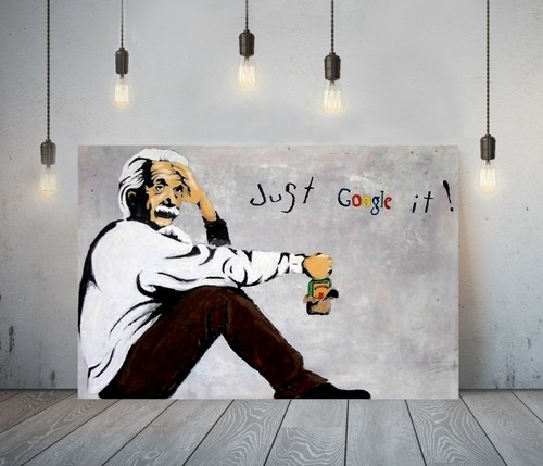 Banksy einstein just google - banksy,