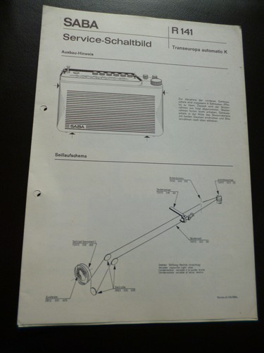 Original service manual - , saba