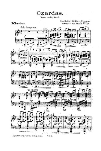 Czardas siegfried - czardas,,
