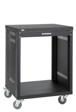 Samson SRK12 Rack Case Live Studio 19" 12HE Stahl Rollen US EU Effekte Schwarz