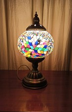 Mosaiklampe Tischlampe Orientalische Unikat Handarbeit Lampe Schlafzimmer