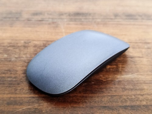 Apple magic mouse metal - apple, gray
