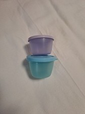 1. Vorratsbehälter von Tupperware / Tupper * Zweierlei *  90ml + 120ml,Neuwertig
