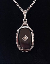 Anhänger silber art deco - anhänger,