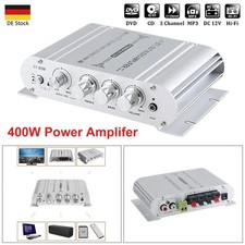 2.1 Channels 400W Hi-Fi Auto Stereo 12V Audio Amplifier MP3 Radio Verstärker NEU