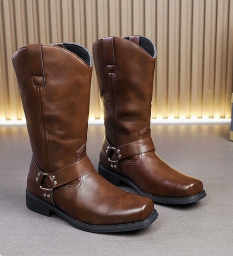 Motorradstiefel schwarz