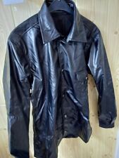 Lederhemd  Schwarz Größe