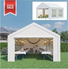 XXXL Pavillon 3X4M Festzelt Partyzelt Gartenzelt Unterstand mit Fenstern ANGEBOT