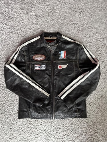 Vintage lederjacke biker - vintage,
