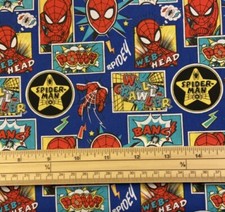 Fat Quarter DC Spider Man