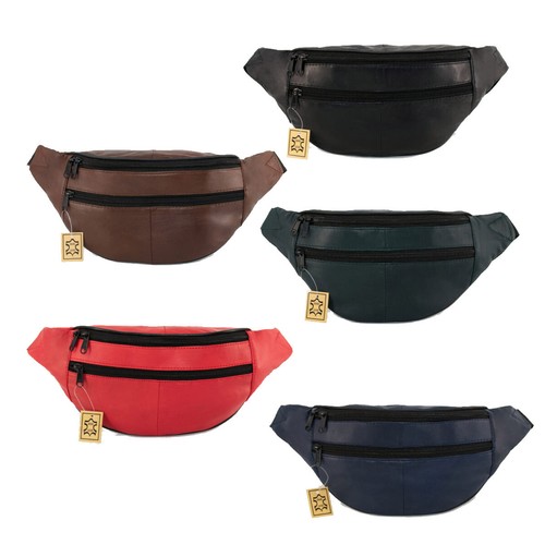 Leder bauchtasche - leder,