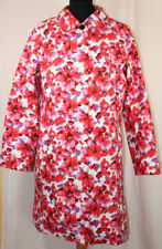 NEU, LANDS END, ROTER REGENMANTEL, WETTERJACKE, REGENJACKE MIT STEPPFUTTER, GR M